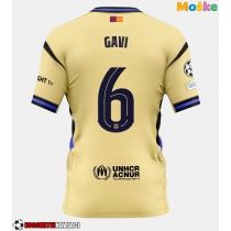 Moške Nogometnih dresov Barcelona Paez Gavi #6 Gostujoči 2025-26 Kratki rokavi